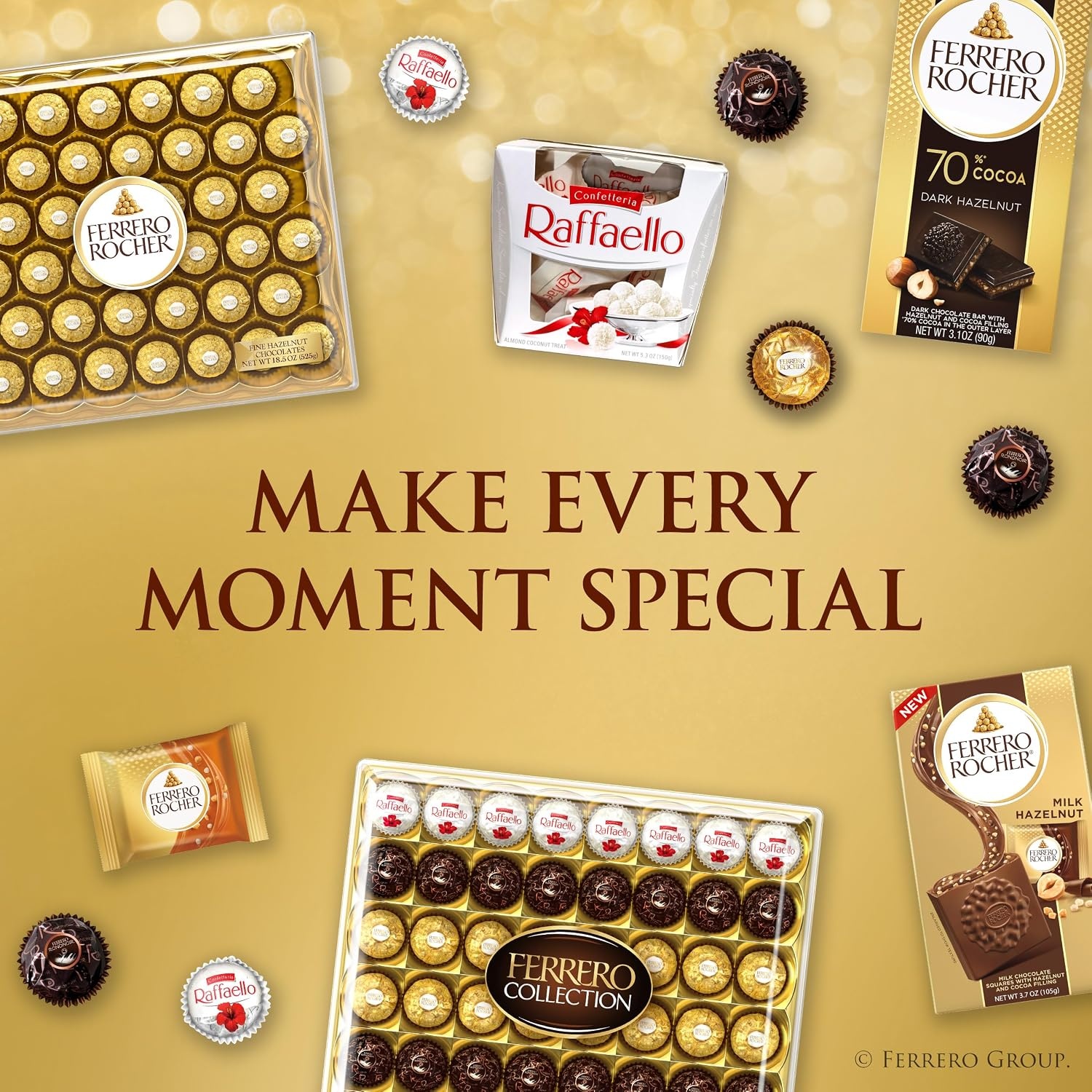 image:imageFerrero Collection Assorted Chocolate Candy Gift Box 12 Ct 46 ozChocolate