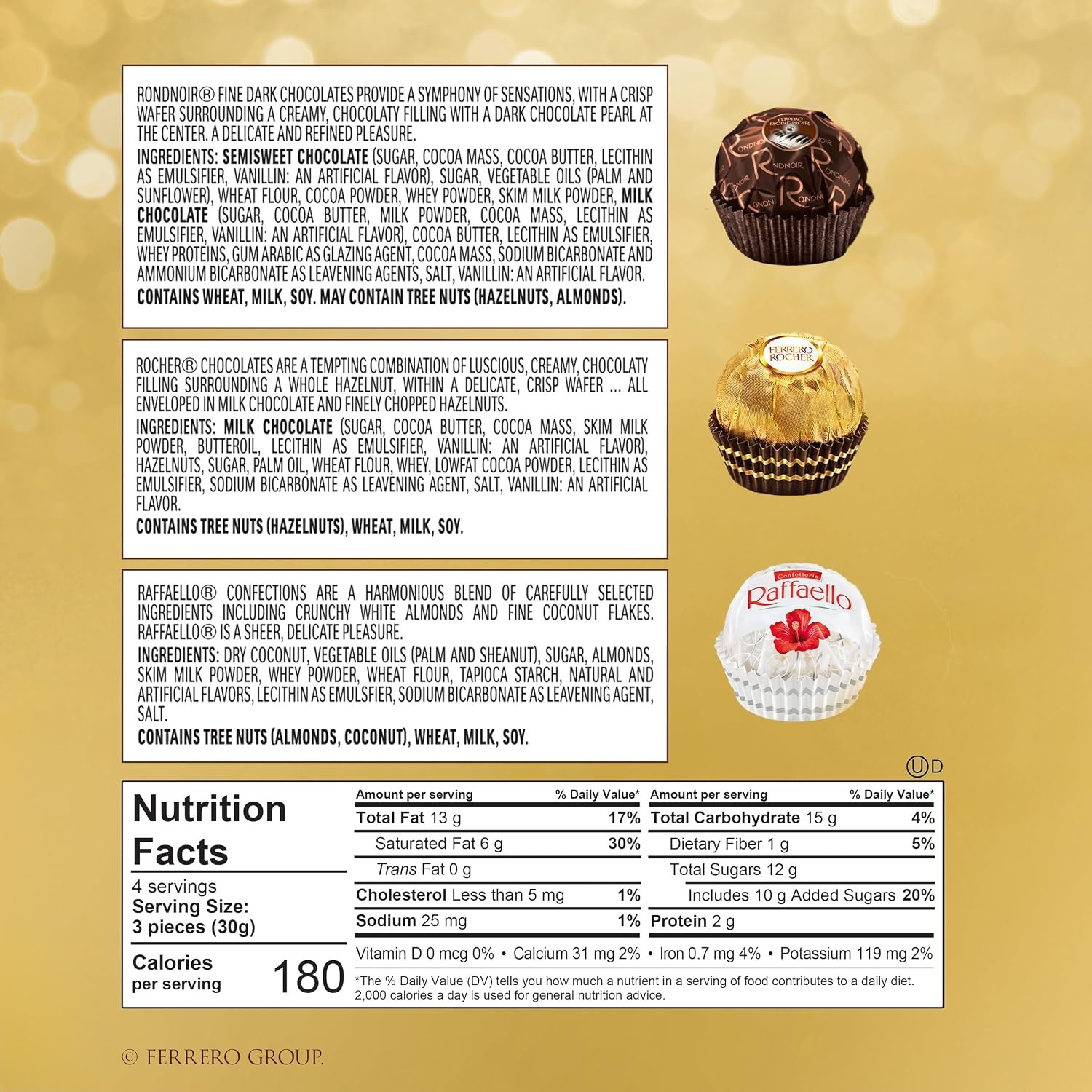 image:imageFerrero Collection Assorted Chocolate Candy Gift Box 12 Ct 46 ozClassic