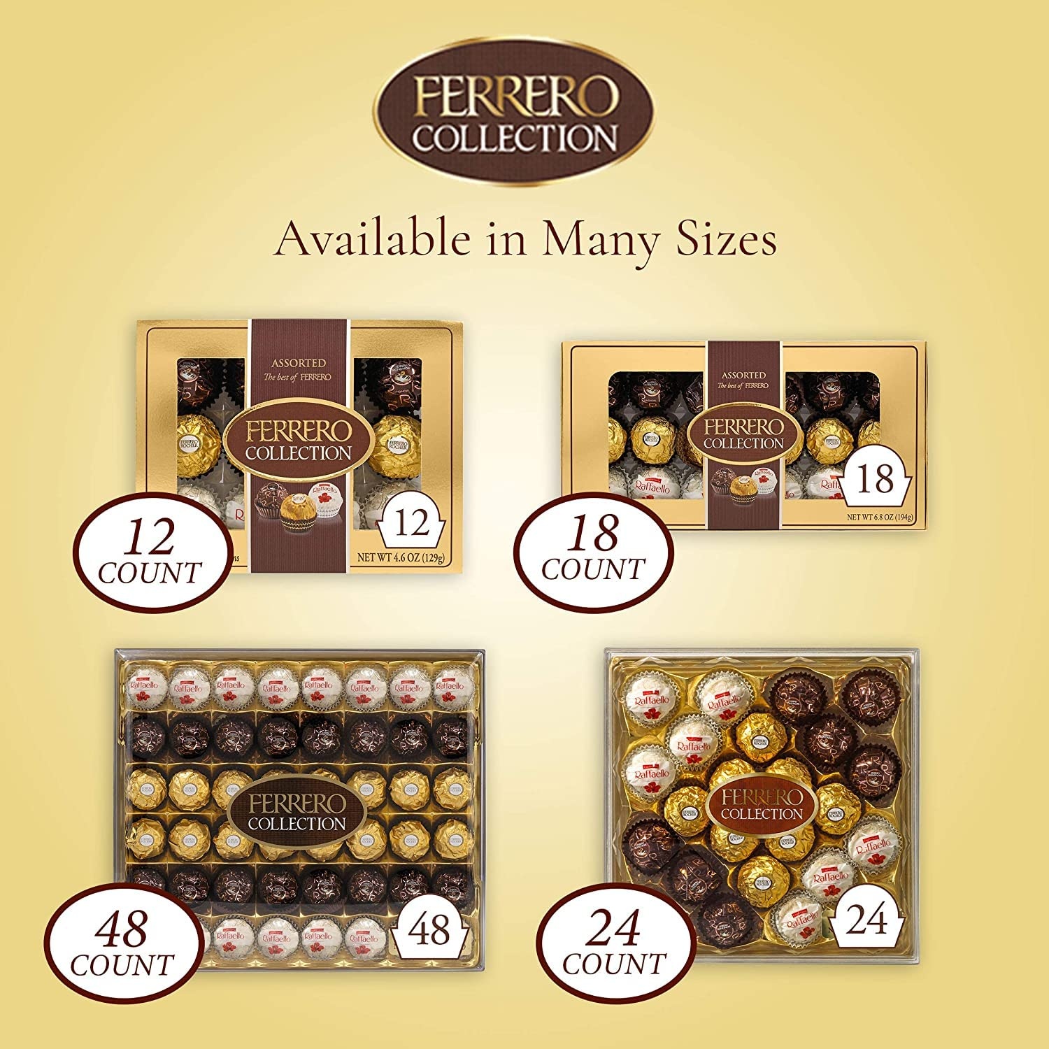 image:imageFerrero Collection Assorted Chocolate Candy Gift Box 12 Ct 46 ozClassic