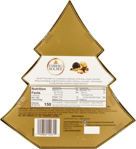 image:imageFerrero Collection Assorted Chocolate Candy Gift Box 12 Ct 46 ozRocher Tree