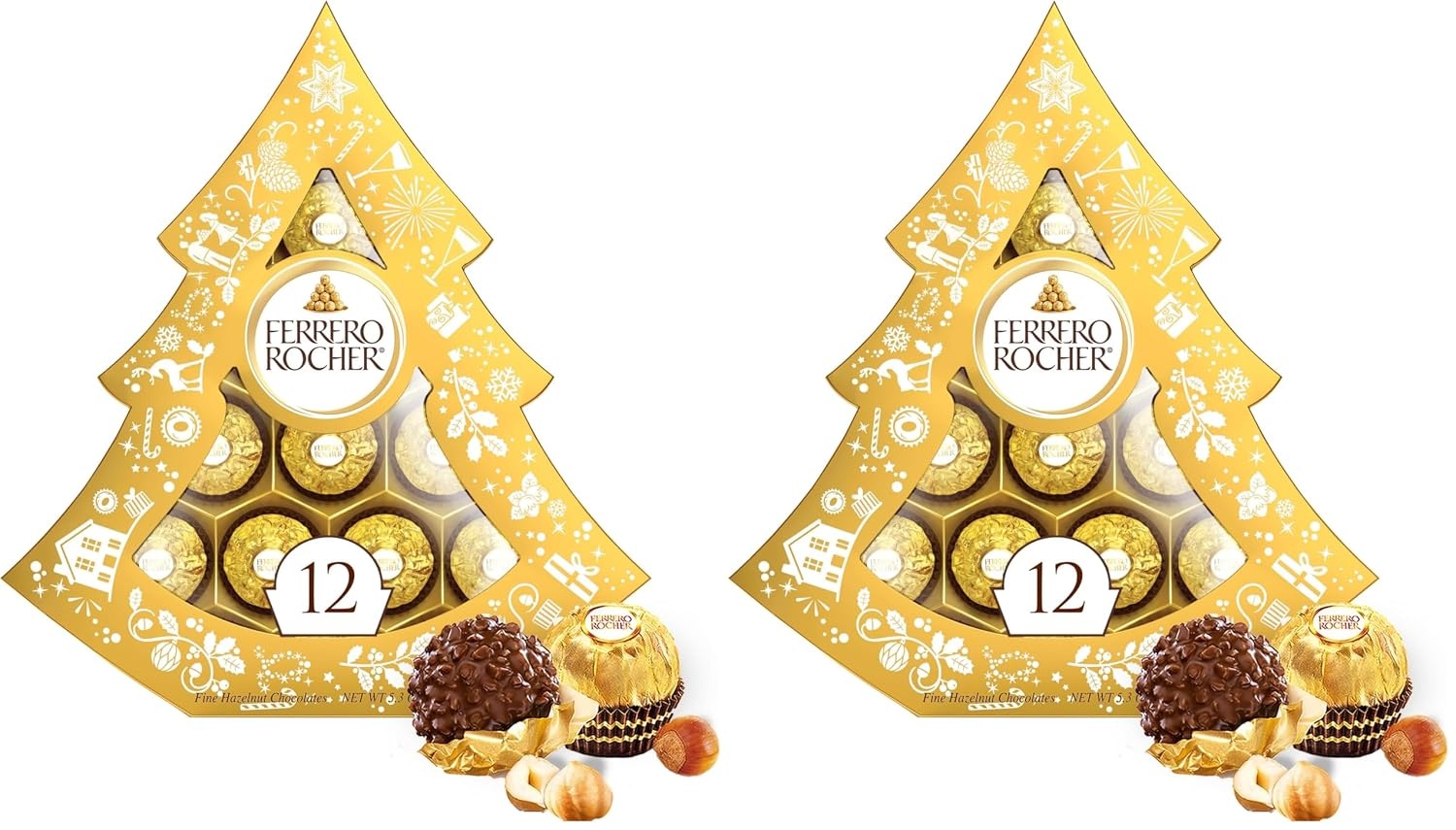 image:imageFerrero Collection Assorted Chocolate Candy Gift Box 12 Ct 46 ozRocher Tree