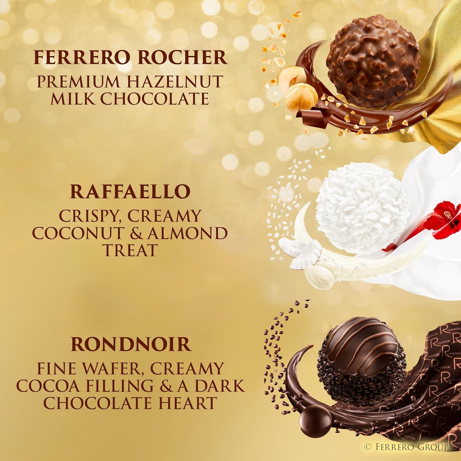 image:imageFerrero Collection Assorted Chocolate Candy Gift Box 16 Ct 61 oz61 Ounce Pack of 1