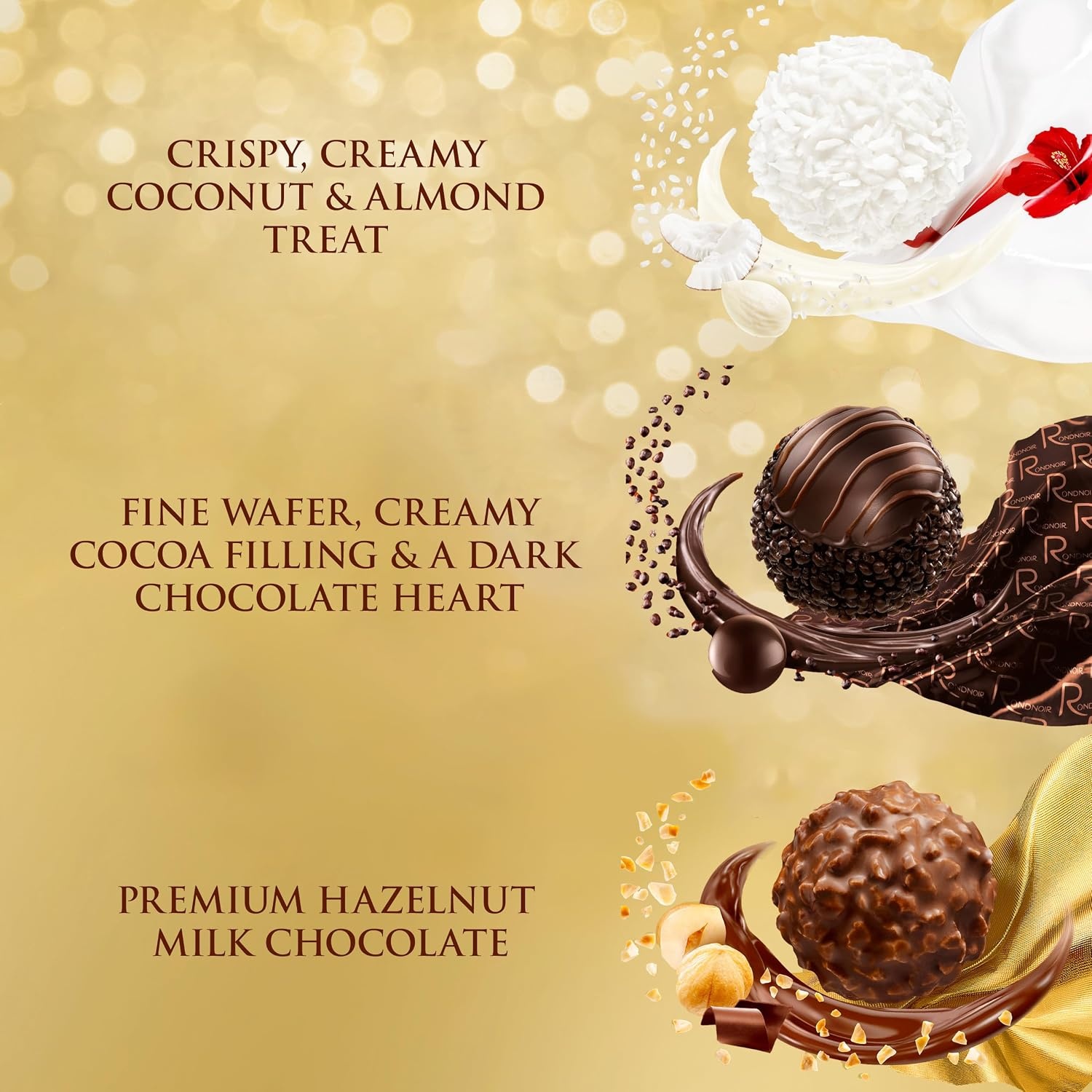 image:imageFerrero Collection Assorted Chocolate Candy Gift Box 48 Ct 182 oz48 Count Pack of 4