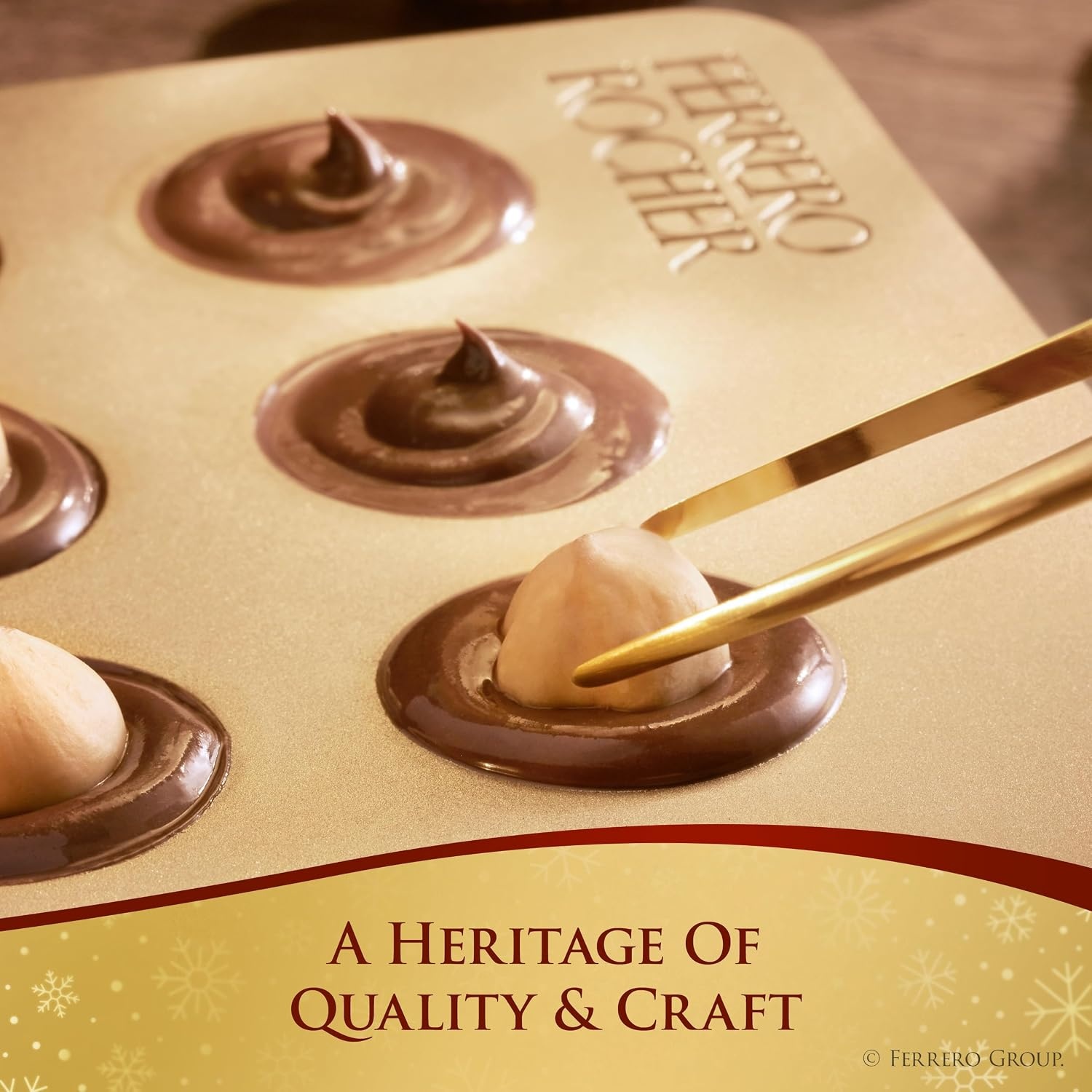 image:imageFerrero Rocher Chocolate Candy Hazelnut Milk Chocolates 24 Ct 106 oz24 Count Pack of 6