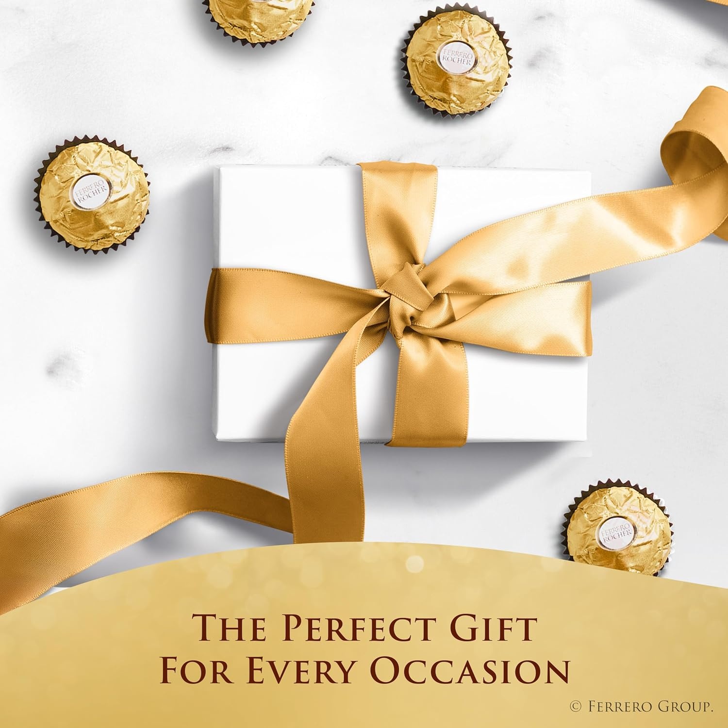 image:imageFerrero Rocher Chocolate Candy Hazelnut Milk Chocolates 42 Ct 185 oz42 Count