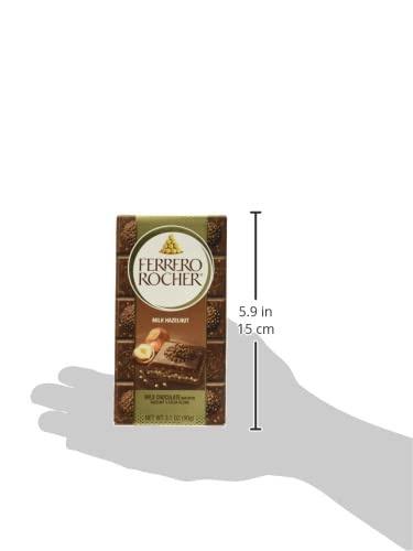 image:imageFerrero Rocher Milk chocolate bars Cocoa Hazelnut Filling 8 CtMilk Chocolate Hazelnut