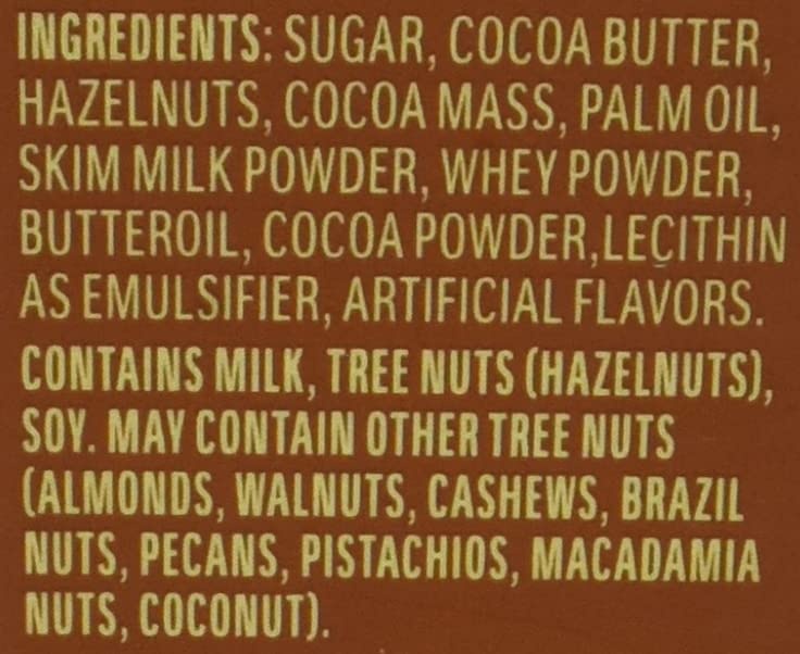 image:imageFerrero Rocher Milk chocolate bars Cocoa Hazelnut Filling 8 CtMilk Chocolate Hazelnut