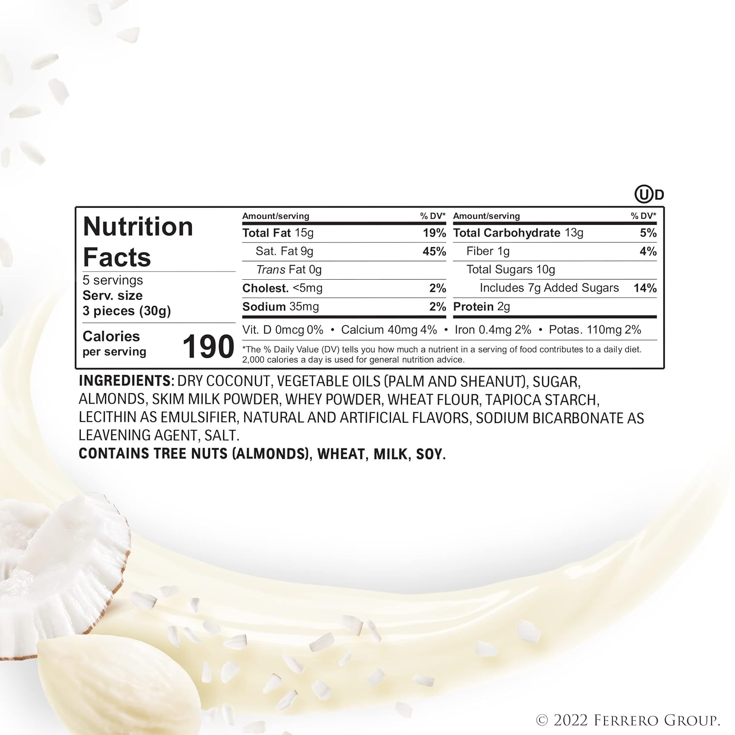 image:imageRaffaello Coconut Almonds Candy Snack Boxes 6 Boxes 53 oz Each