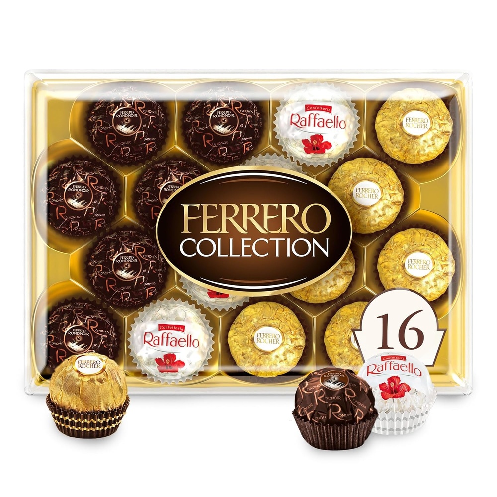 image:imageFerrero Collection Assorted Chocolate Candy Gift Box 16 Ct 61 oz61 Ounce Pack of 1