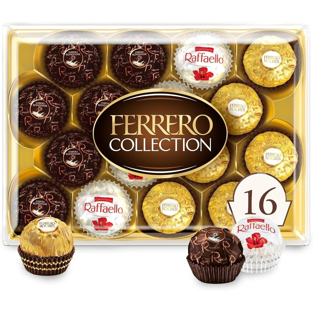 image:imageFerrero Collection Assorted Chocolate Candy Gift Box 16 Ct 61 oz61 Ounce Pack of 6