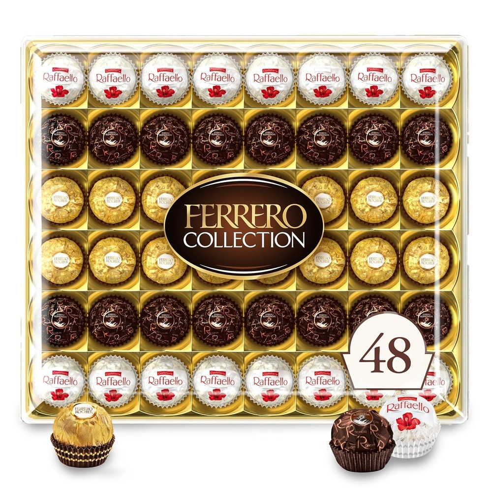 image:imageFerrero Collection Assorted Chocolate Candy Gift Box 48 Ct 182 oz48 Count Pack of 1