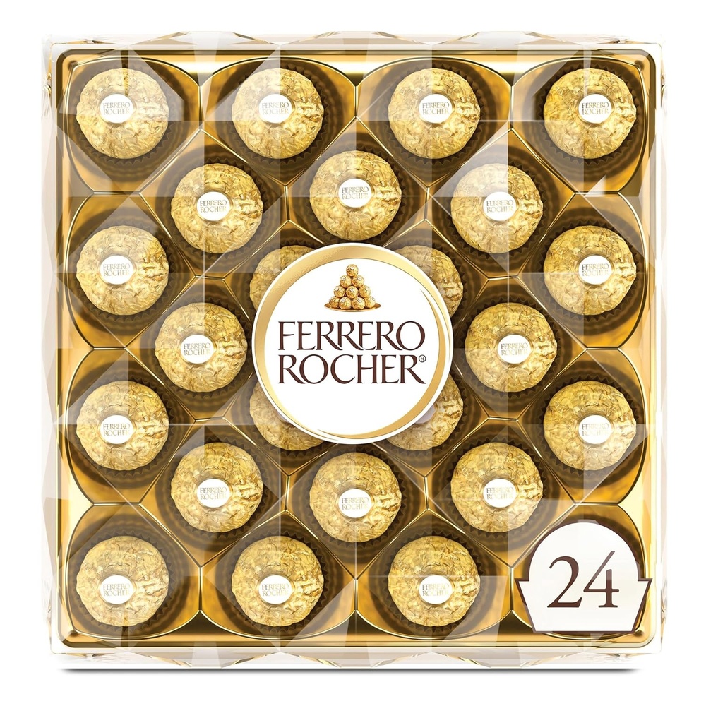 image:imageFerrero Rocher Chocolate Candy Hazelnut Milk Chocolates 24 Ct 106 oz24 Ounce Pack of 1