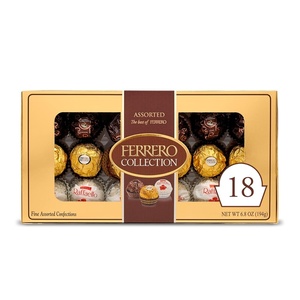 Ferrero Collection Assorted Chocolate Candy Gift Box, 24 Ct, 9.1 oz(Assorted)