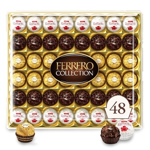 Ferrero Collection Assorted Chocolate Candy Gift Box, 48 Ct, 18.2 oz(48 Count (Pack of 1))